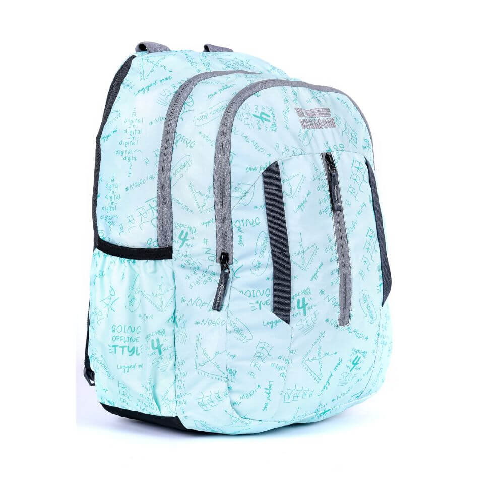 Starlight-Blue School/College Bag 17 inch with multiple compartments and stylish design for students.