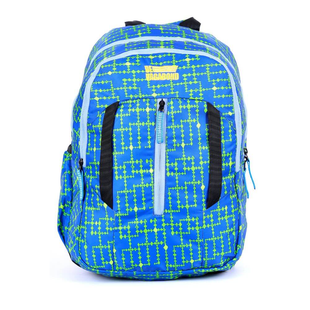 Starlight Sea Blue Casual/School Bag with spacious compartments and padded straps.
