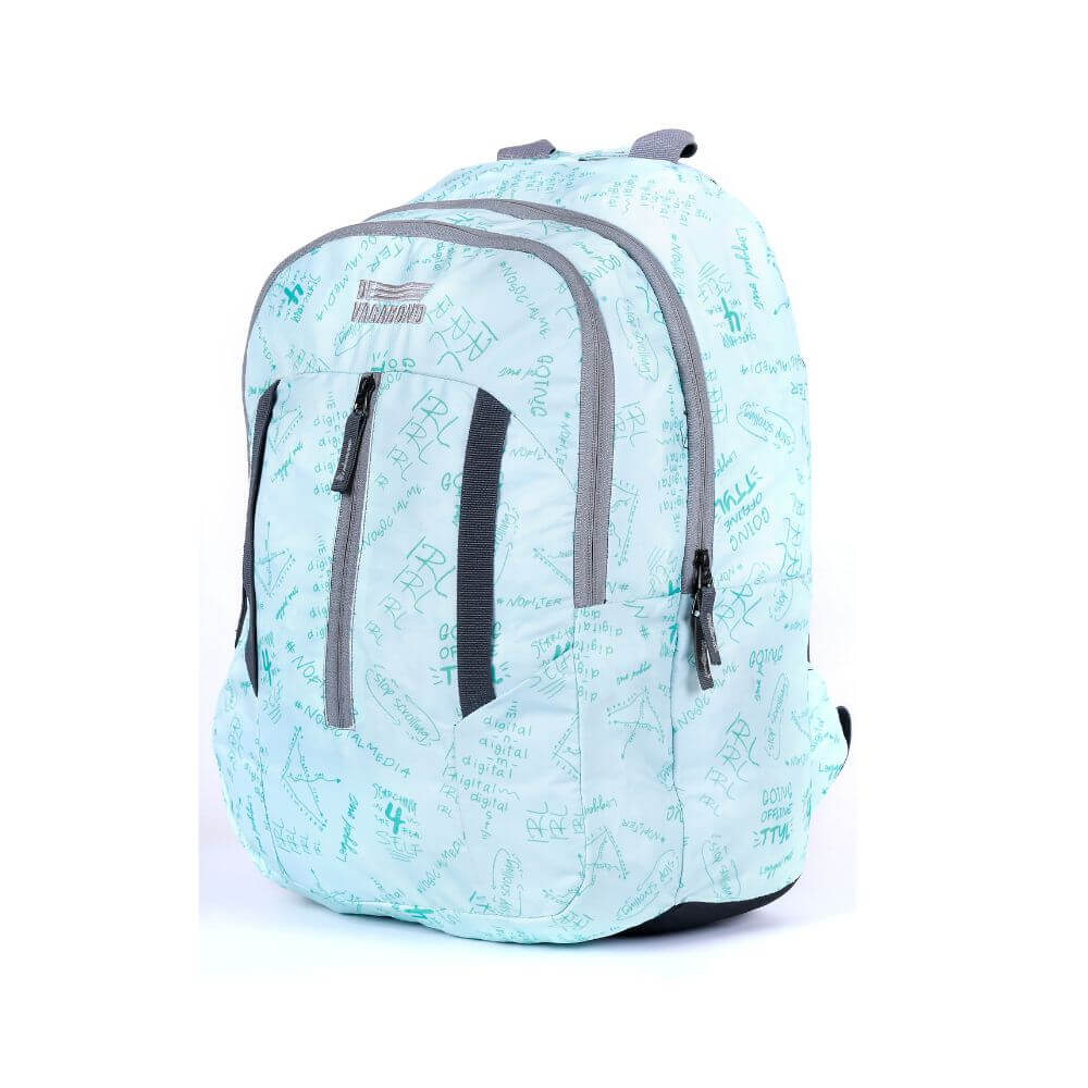 Starlight-Blue School/College Bag 17 inch with three compartments for books and stylish design.