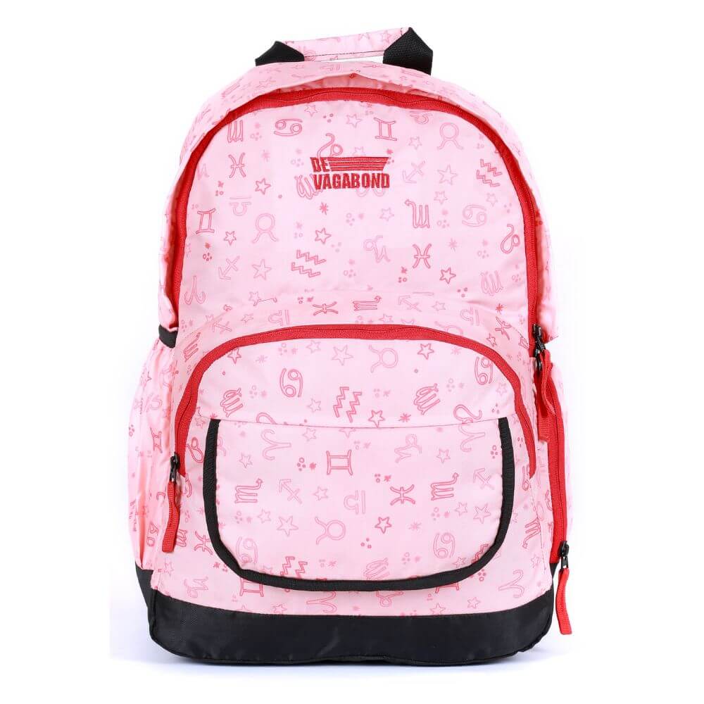 Galaxy Pink School/College Bag 17 Inch with lightweight design and multiple pockets, perfect for daily essentials.