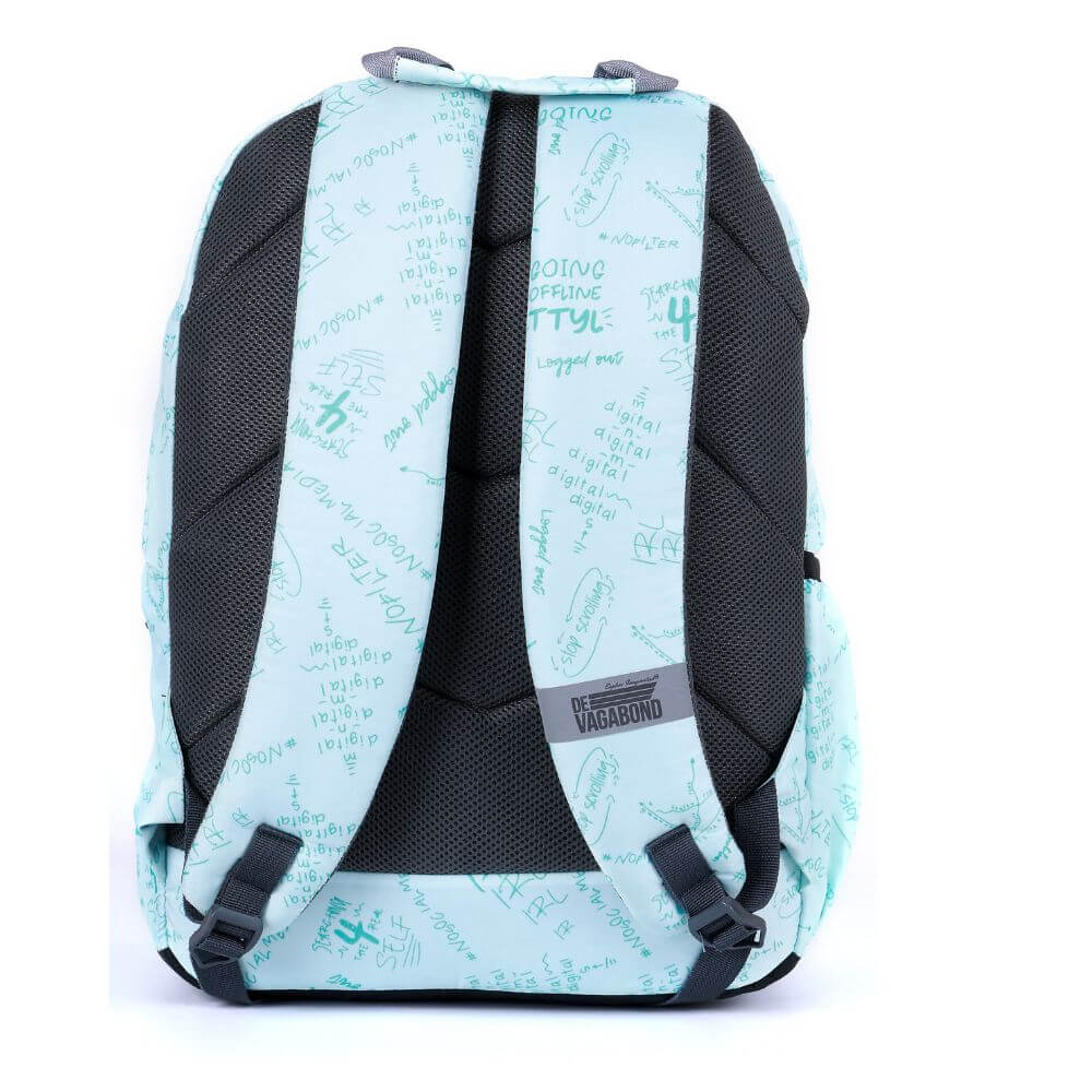 Starlight-Blue School/College Bag 17 inch with stylish design and padded shoulder straps for comfort.