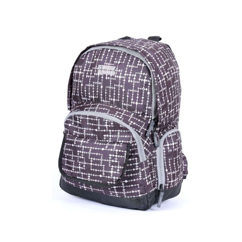 Galaxy-Black School/College Bag with two spacious compartments and padded straps for comfort.