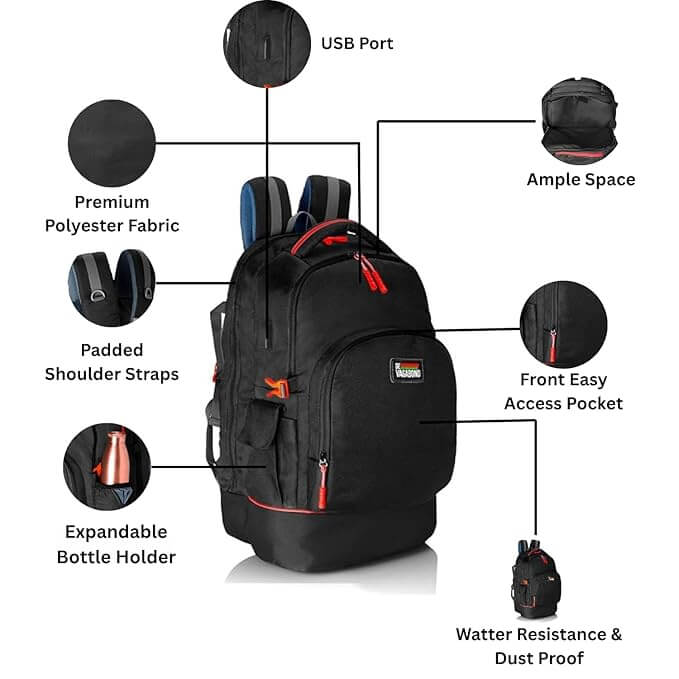Eternal Laptop/Office Backpack 19 Inch 35 Ltr.