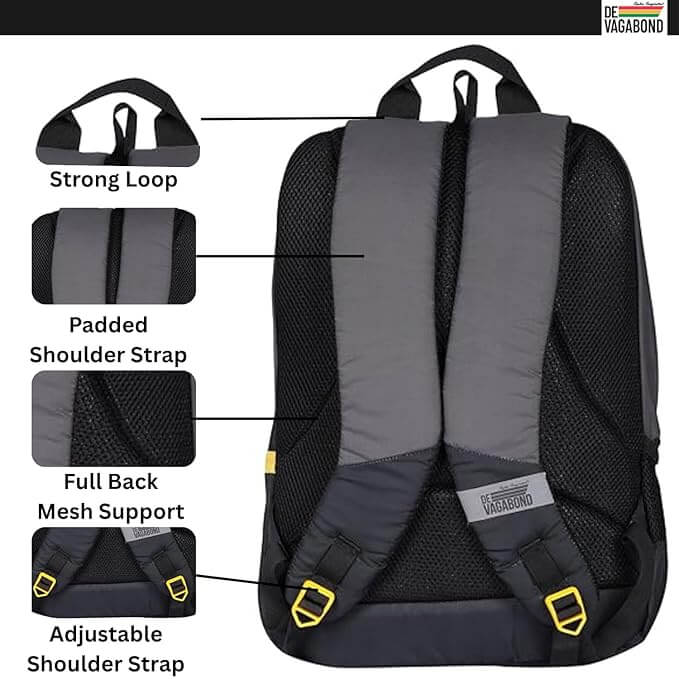 Lukup Laptop/office Bag 15 Inch 24 Ltr Grey.