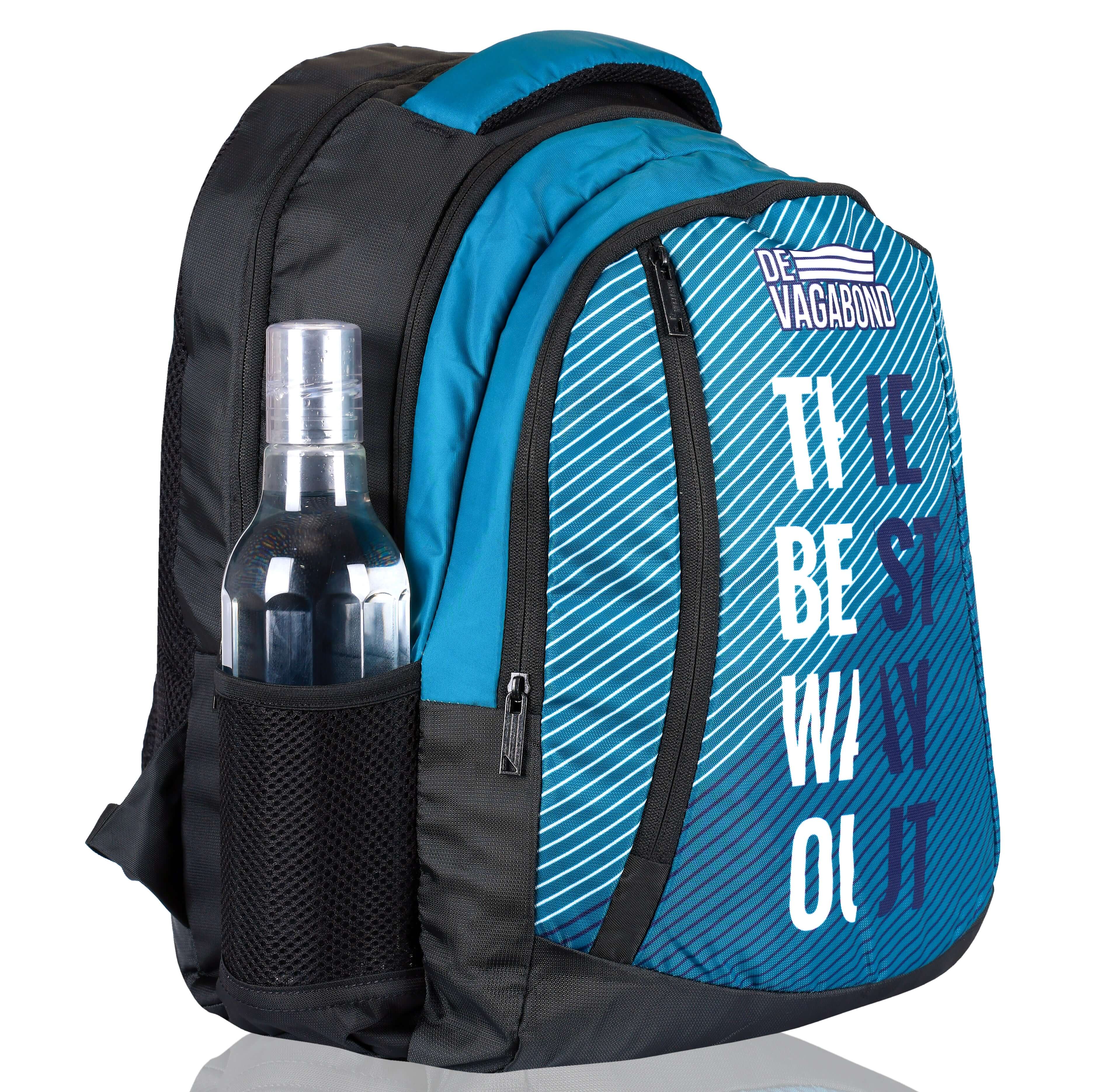 Splash 2.24 casual/school backpack 45L with water bottle pocket and vibrant design.