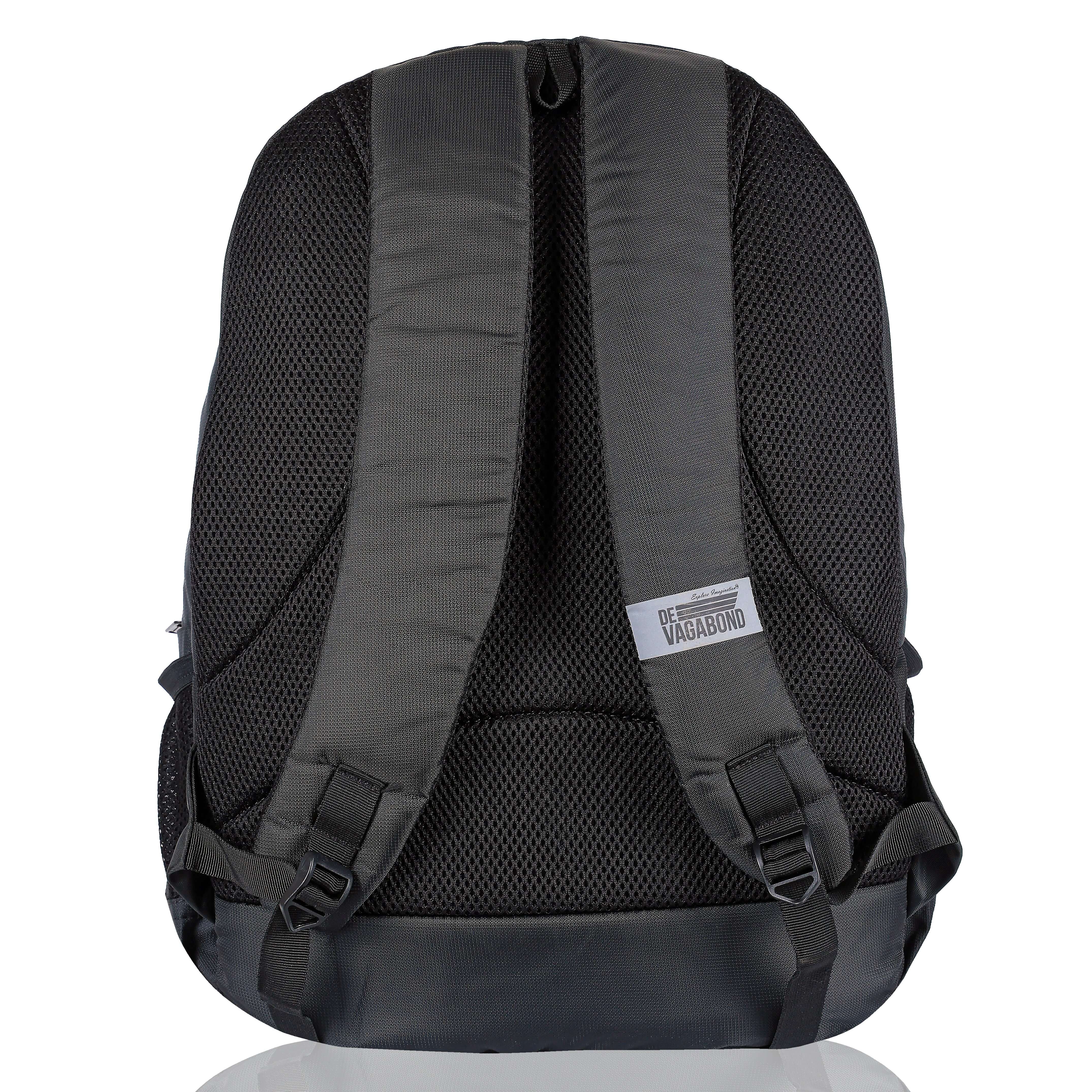 Splash 2.24 casual/school backpack 45L back view featuring padded mesh shoulder straps.