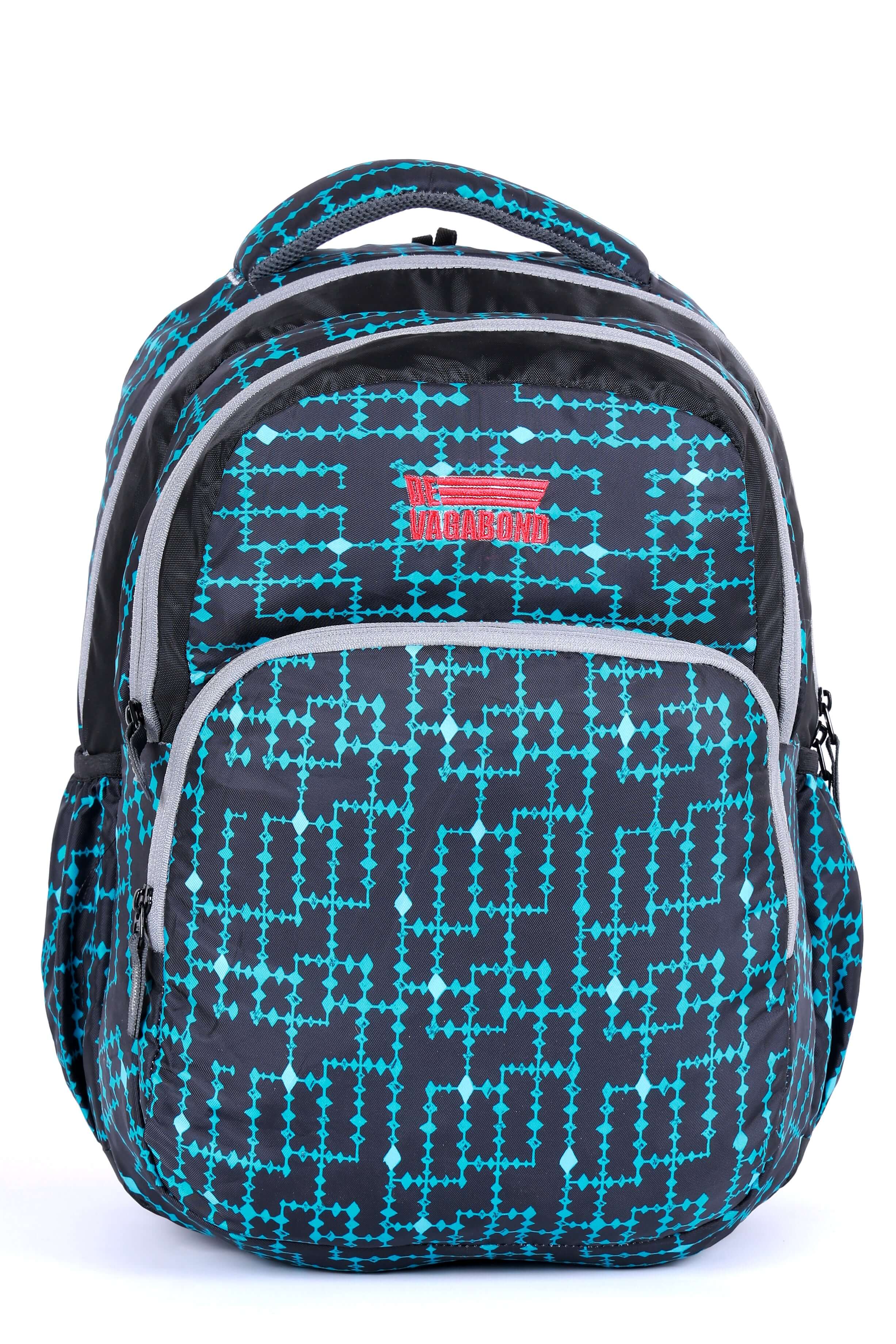 Azure Electric Casual/School Bag featuring spacious compartments and ergonomic design for comfort.