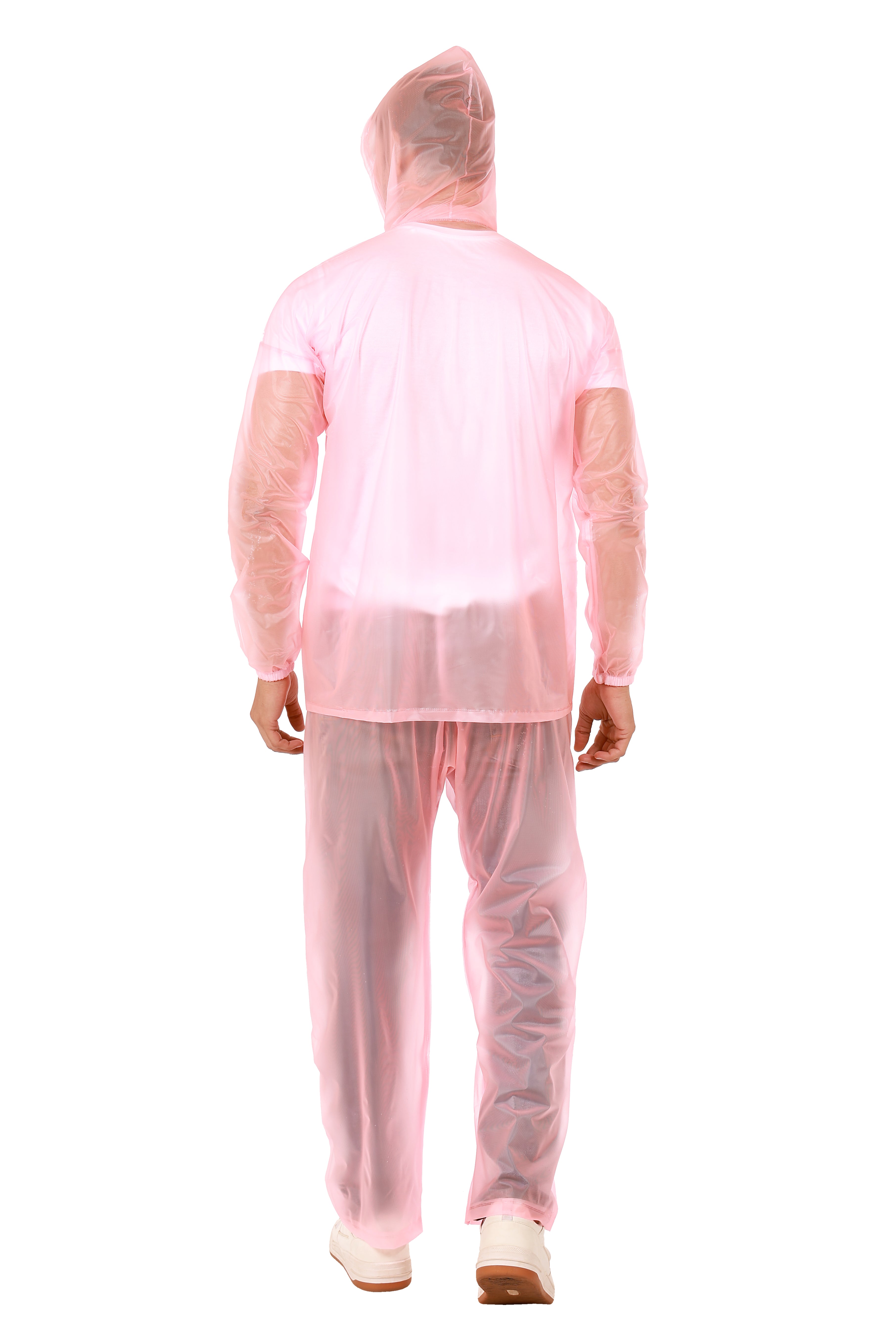 Rainwear jacket with pant PVC transparent
