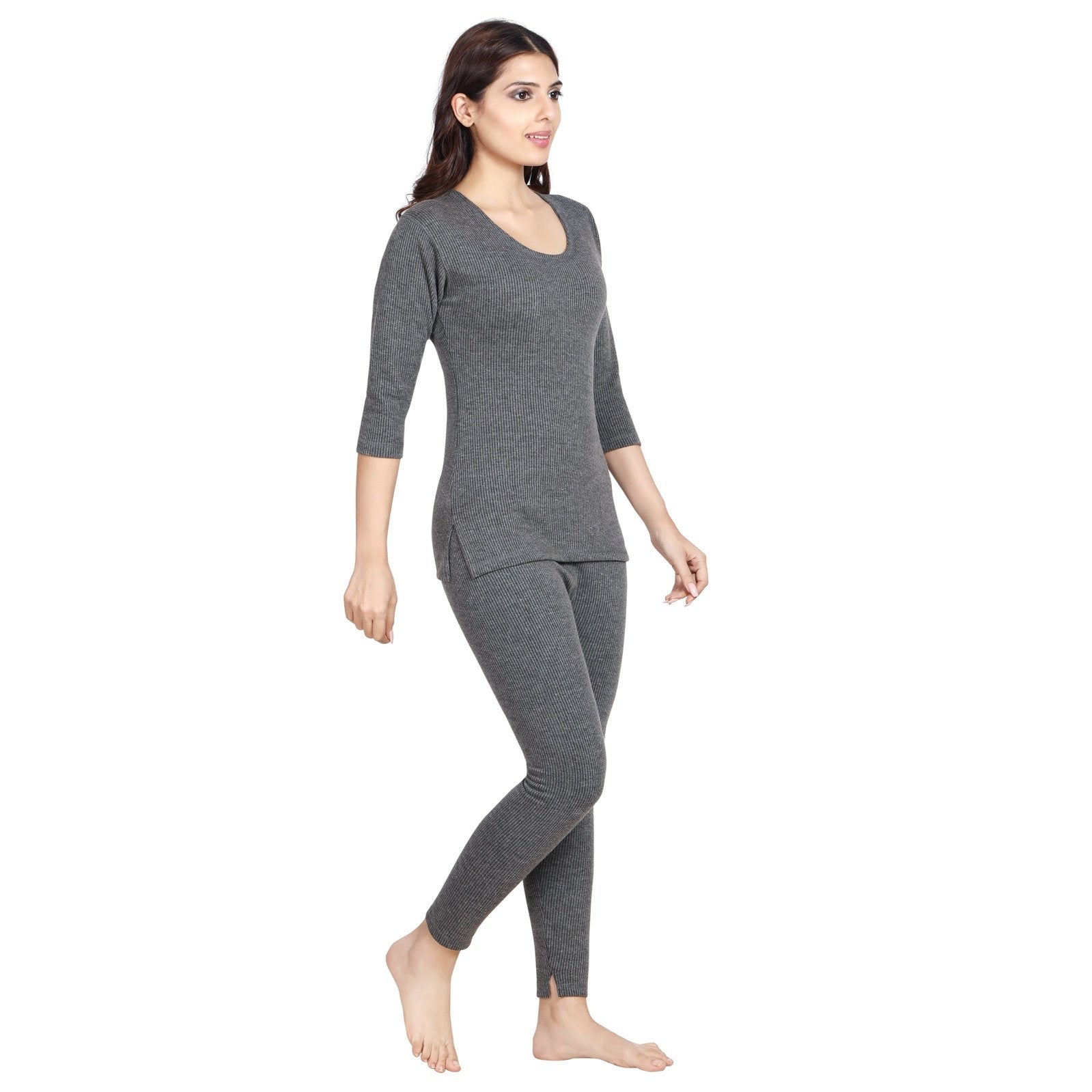 DV Pro Plus Women Thermal Set (Grey,L) DE VAGABOND