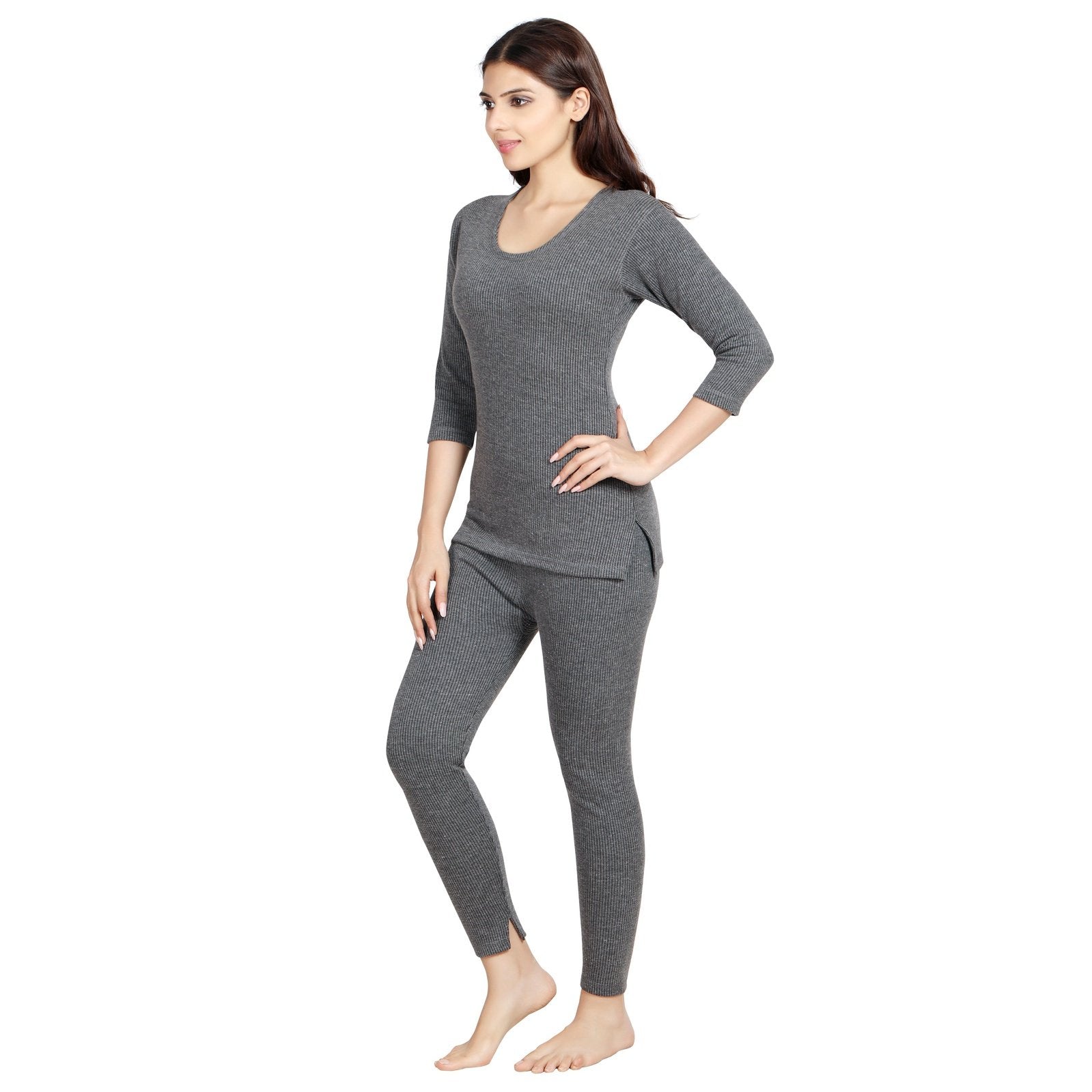 DV Pro Plus Women Thermal Set (Grey,L) DE VAGABOND