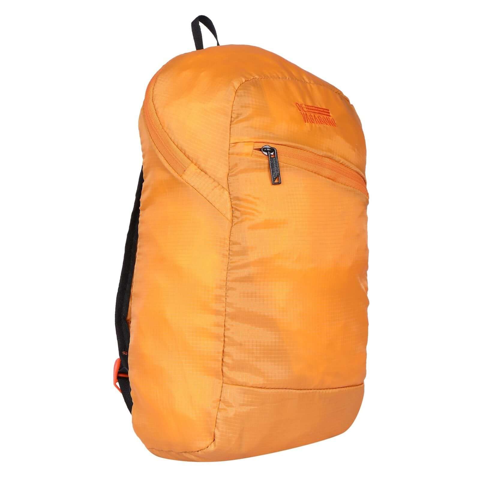 GAMA Cycling Bag Black 11 Liters shown in a vibrant orange color, designed for cyclists with essential item compartments.