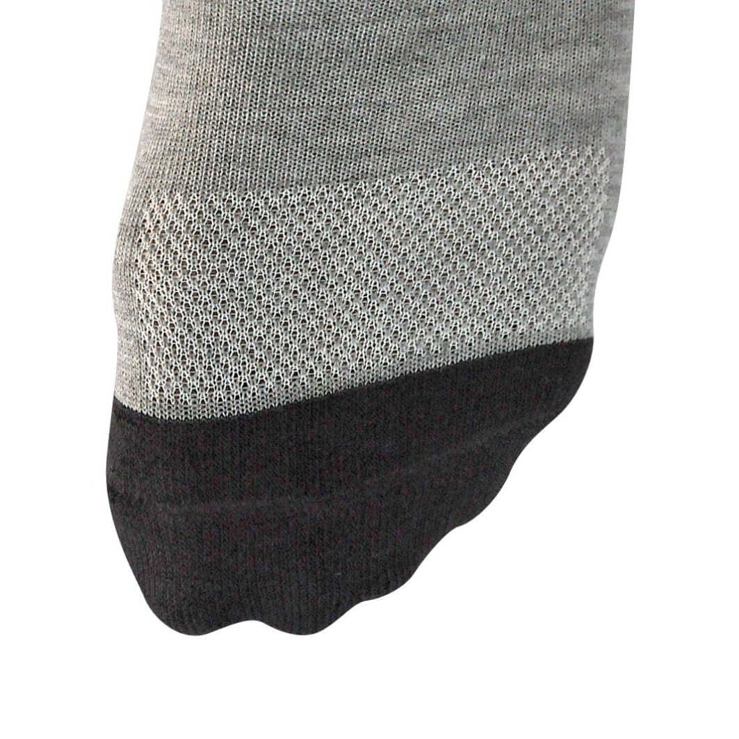 Casual Unisex Ankle Length Socks (Pack of 3) Grey DEVAGABOND
