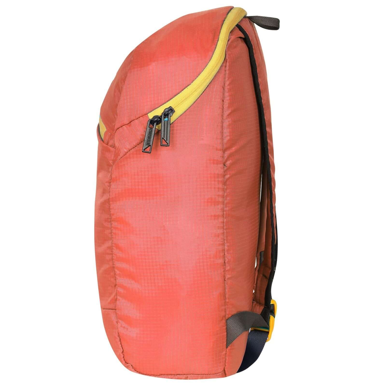 GAMA Cycling Bag Black 11 Liters side view showcasing its ergonomic design and compartments for cyclists.