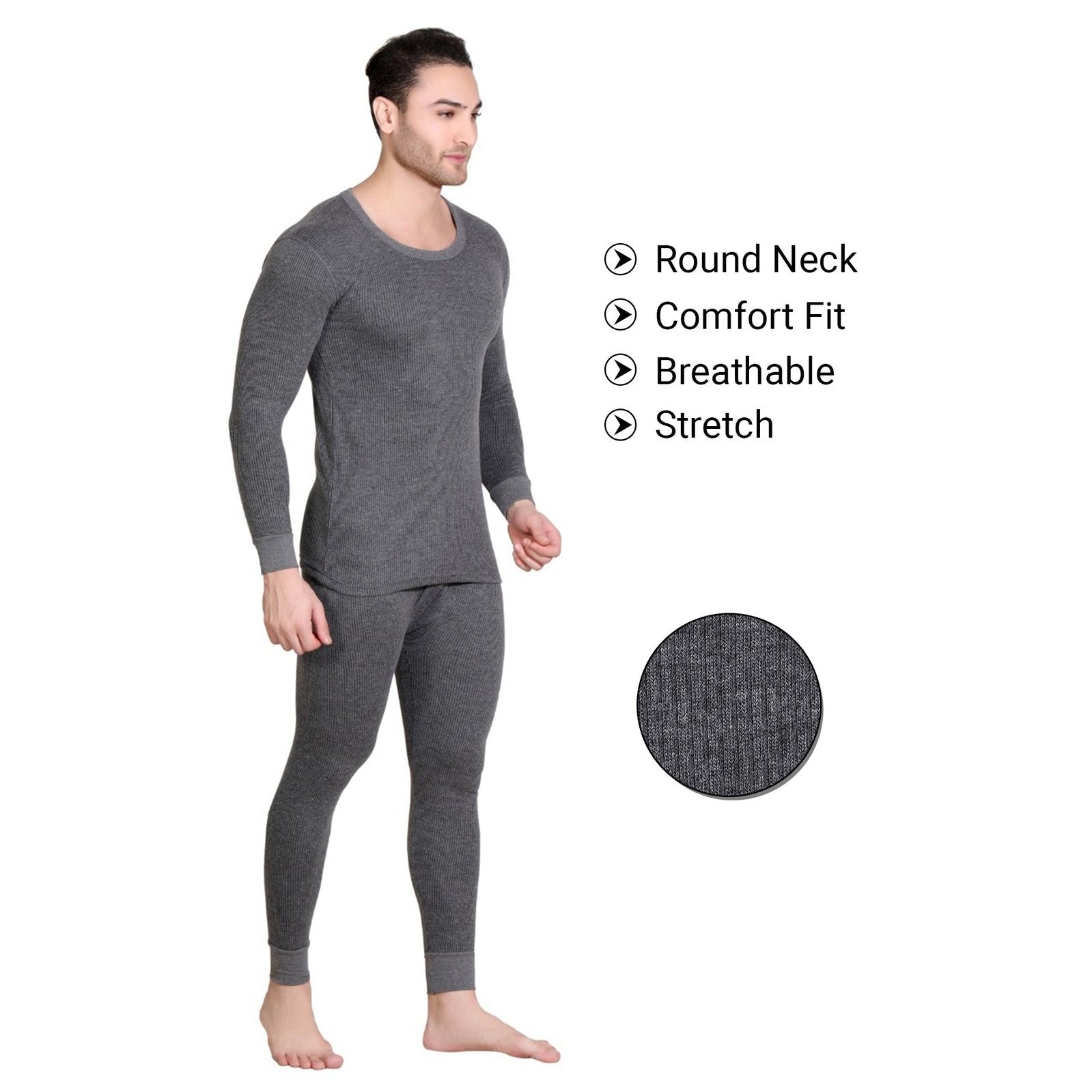 DV Pro Plus Men Thermal Set Grey DE VAGABOND