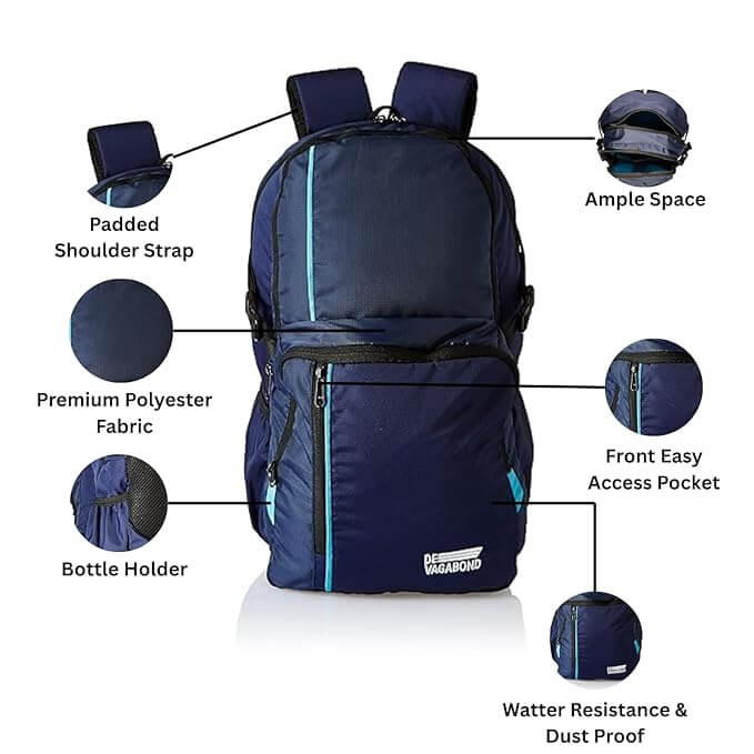 Tom casual/school bag 33L. (Blue)