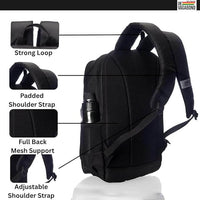 Lukup Black Laptop/office Bag 14 Inch 24 Ltr.