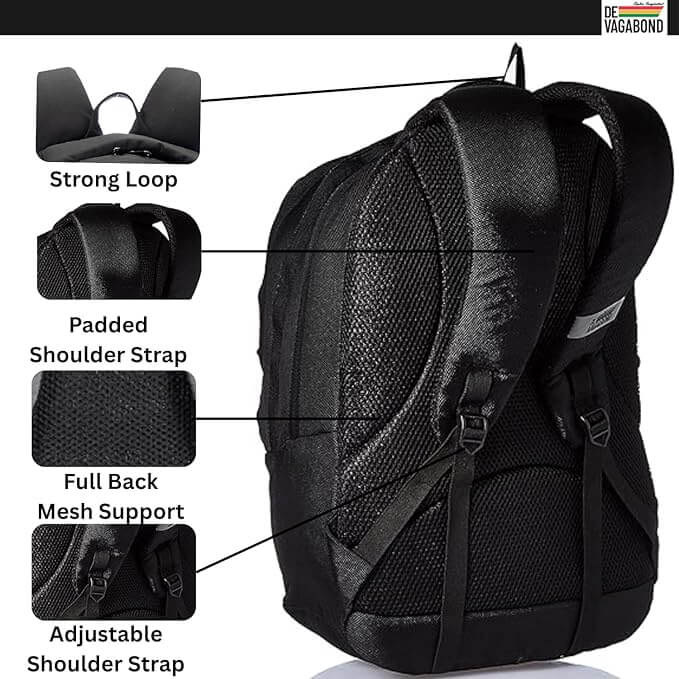 Tria Laptop/Office Bag 15 Inch 32 Ltr. (Black)
