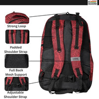 Abstract 5.21 Travel/Laptop Backpack 20 Inch 45 Ltr  (Red)