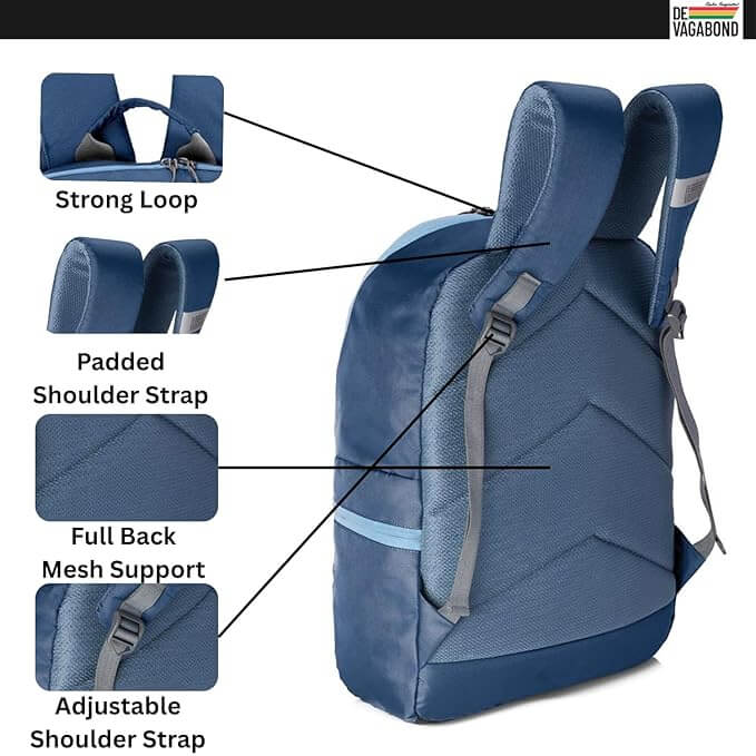 Snug Blue Laptop/Office Bag 15 Inch 22 Ltr.