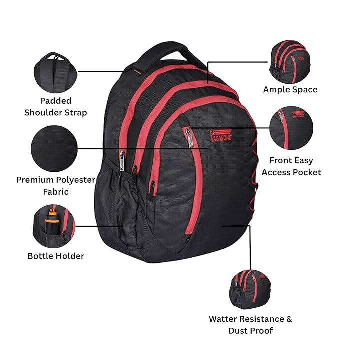 Leon Casual/School Bag 25 Liters (Blue).