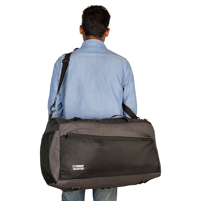 Alfa Travel & Utility Duffle Bag  50 Ltr Black