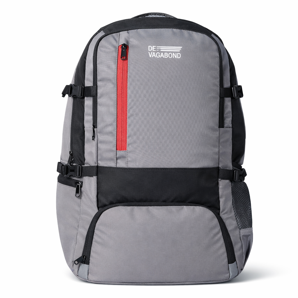 Glacier rucksack/trekking bag 55L. with shoe compartment (Grey)