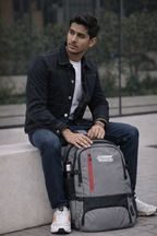 Glacier rucksack/trekking bag 55L. with shoe compartment (Grey)