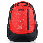 Jezz  Big size school backpack 35 L. (red) Boys and Girls long book sleeve