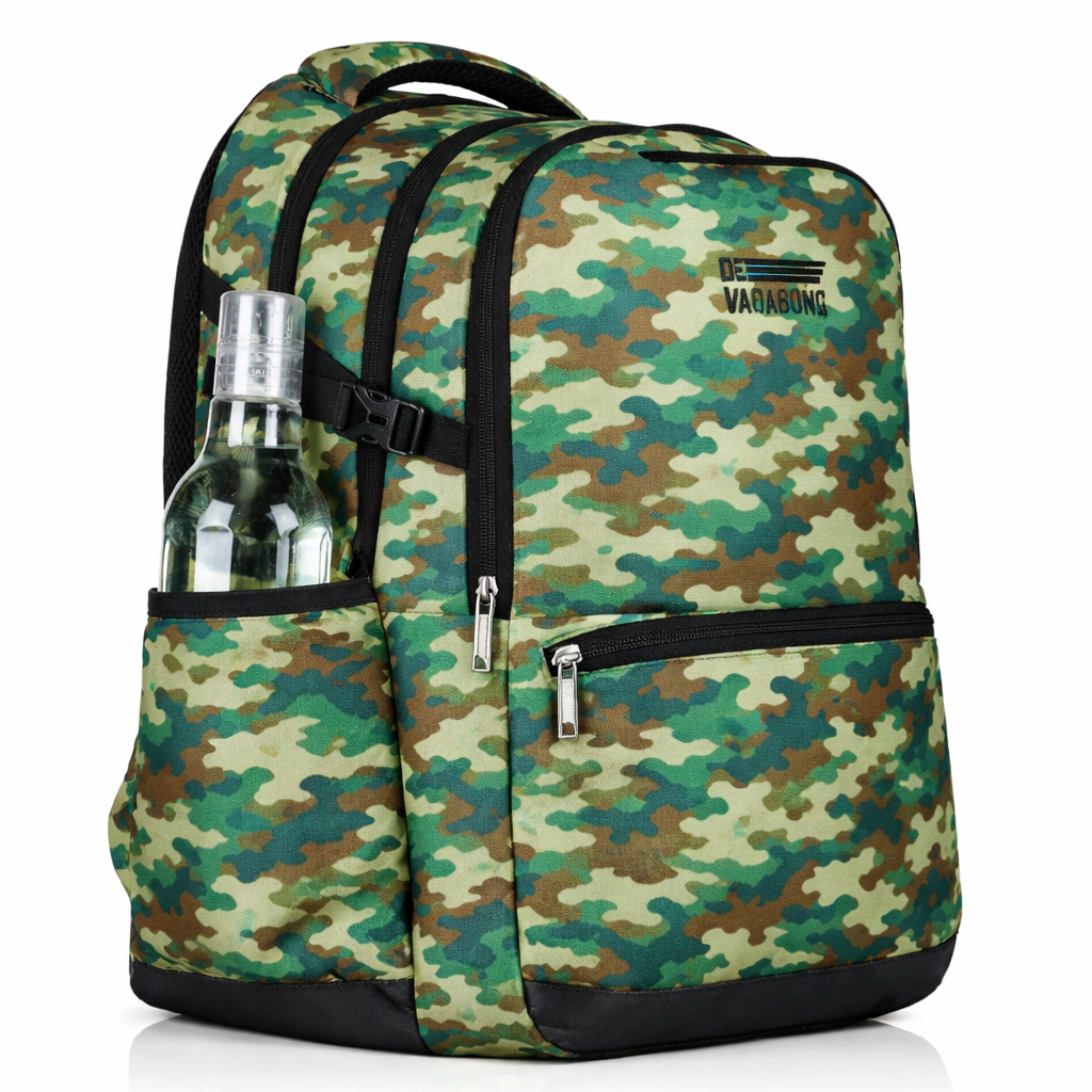Splash 3.21  school/college bag 40L.  with shoe compartment (Green) Boys and girls