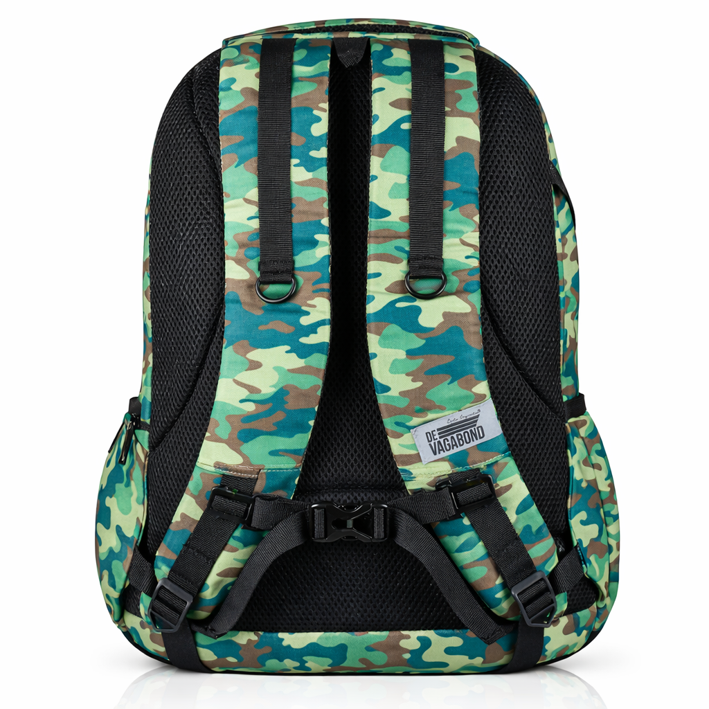 Splash 3.21  school/college bag 40L.  with shoe compartment (Green) Boys and girls