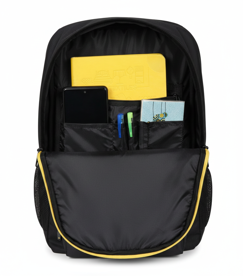 Lukup Lpatop bag 14 inch casual office bag Grey Black 24 Lts