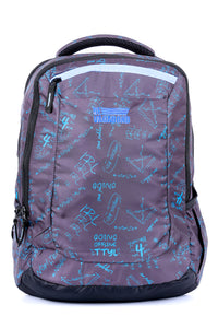 Horizon Grey School/College Bag 15 Inch Blue