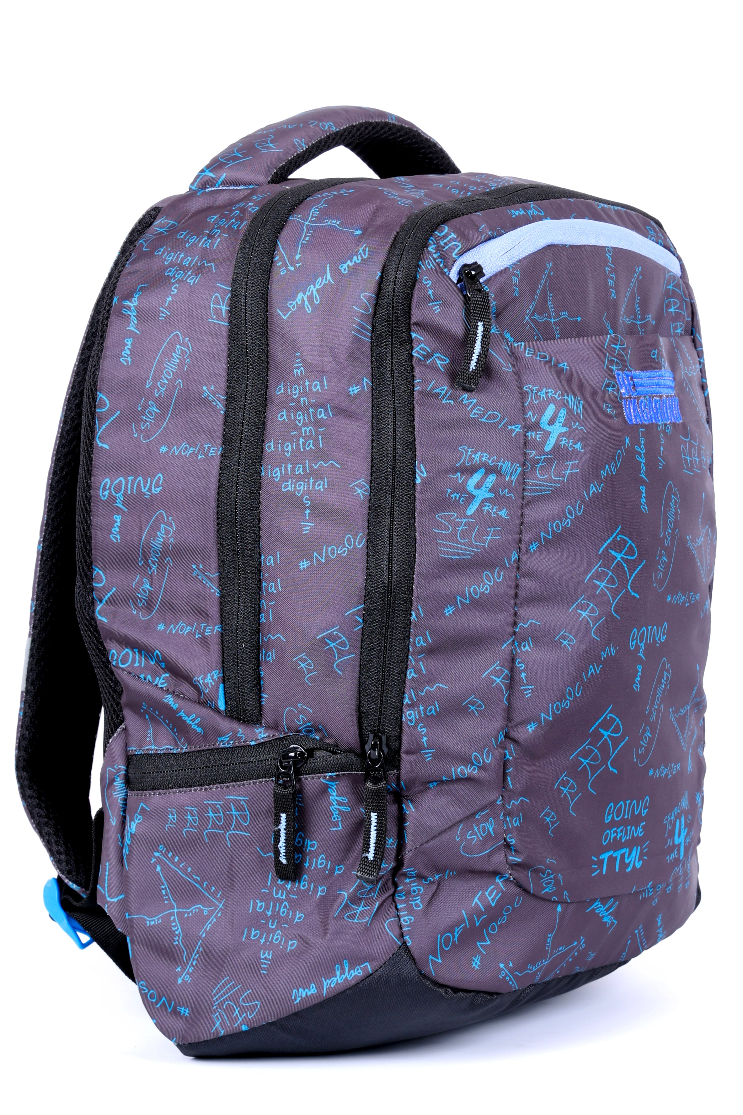 Horizon Grey School/College Bag 15 Inch Blue