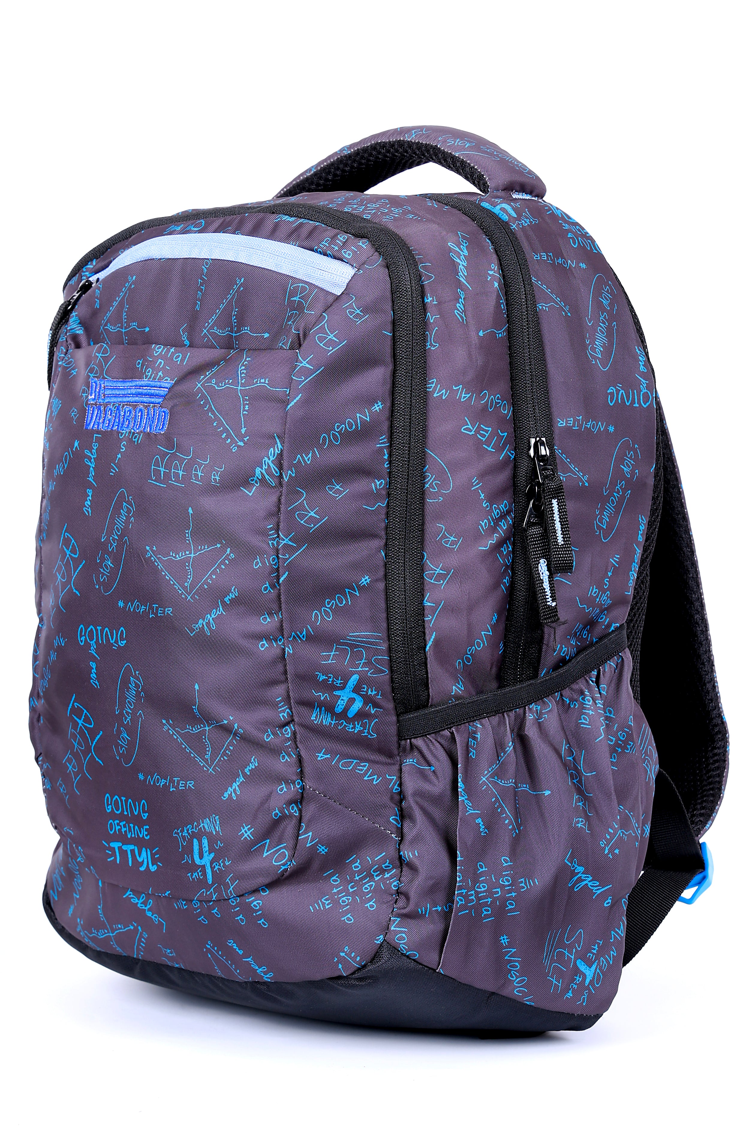 Horizon Grey School/College Bag 15 Inch Blue