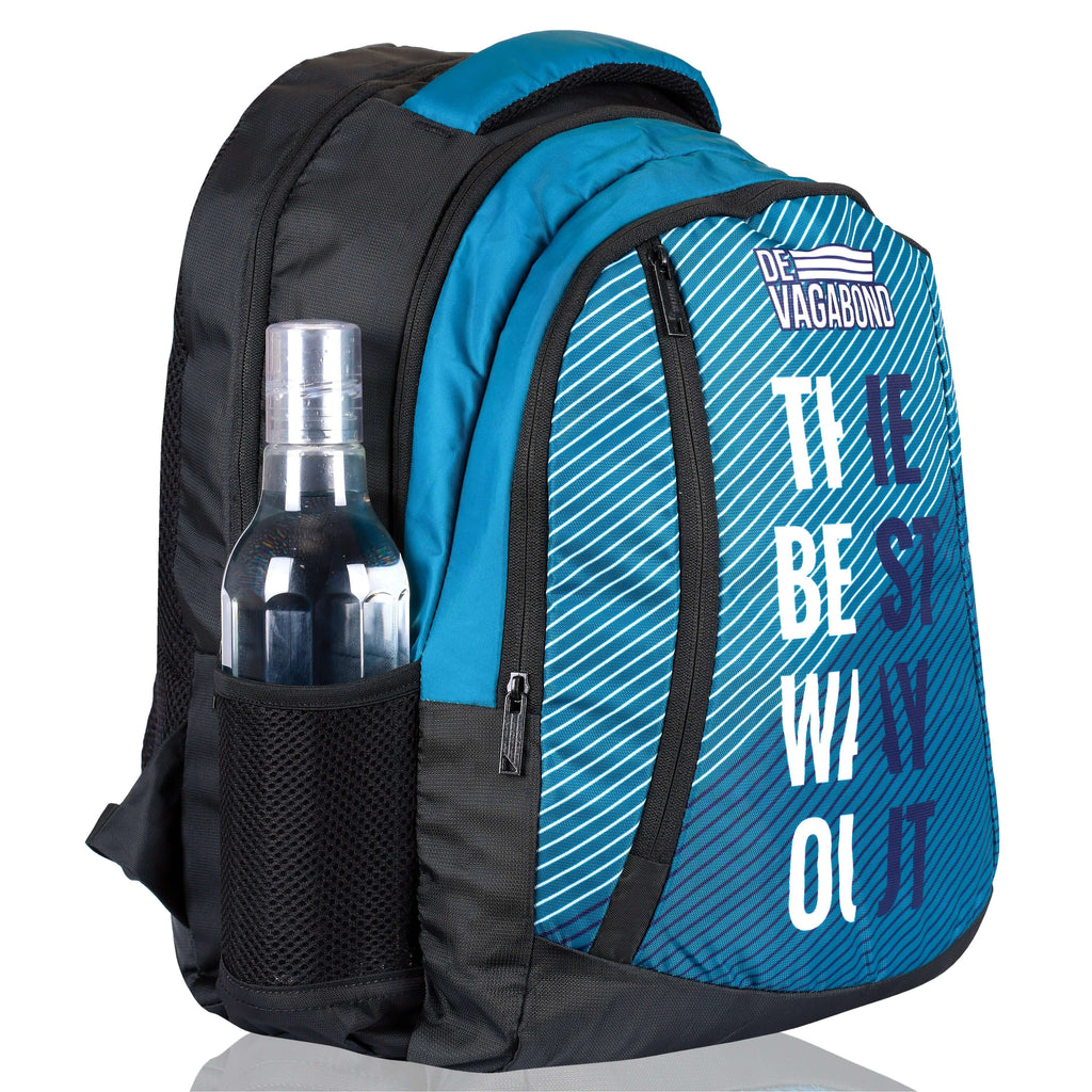 Splash 2.24 casual/school backpack 45L with water bottle pocket and vibrant design.