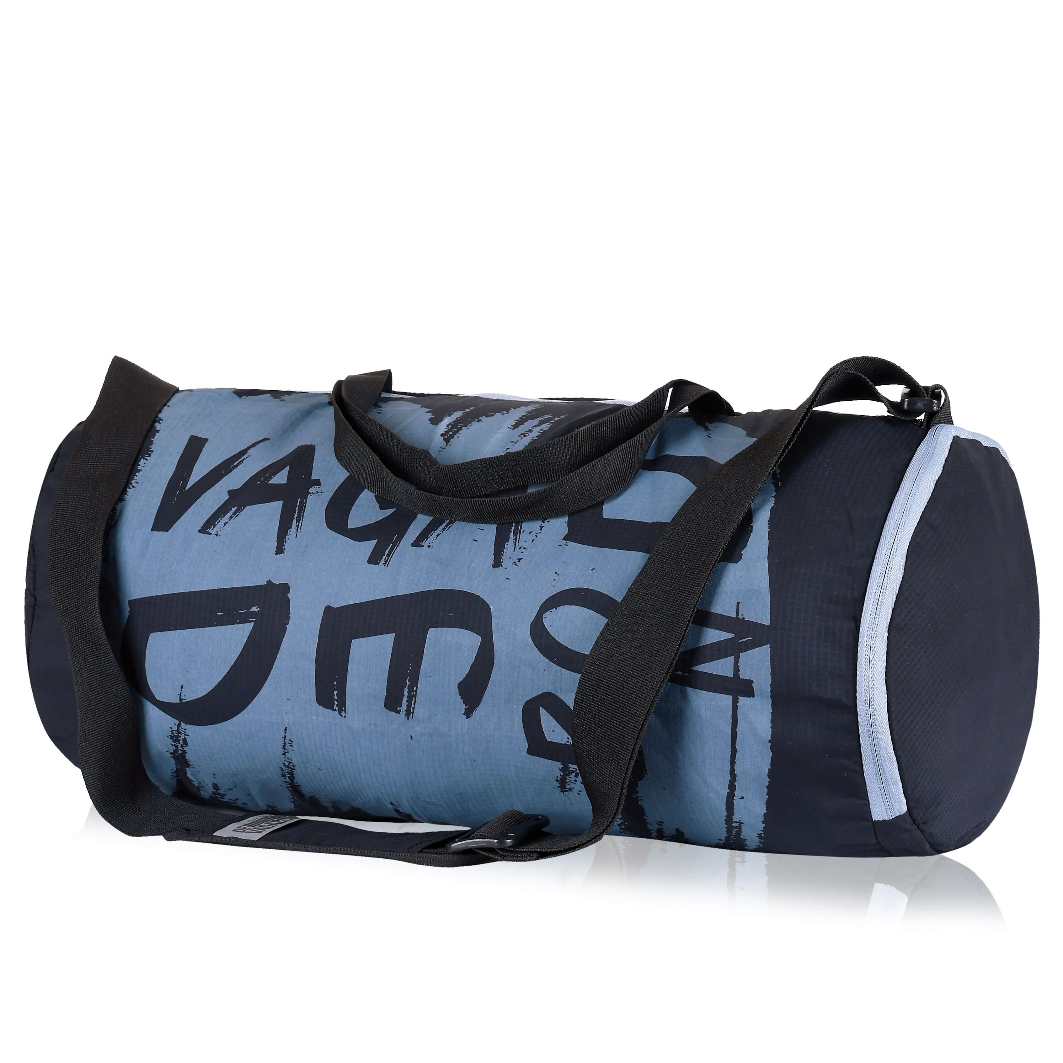 Gym Bag 30L with shoe compartment, 30 liters capacity, nylon material, zipper closed design.