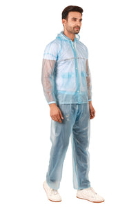 Rainwear jacket with pant Blue