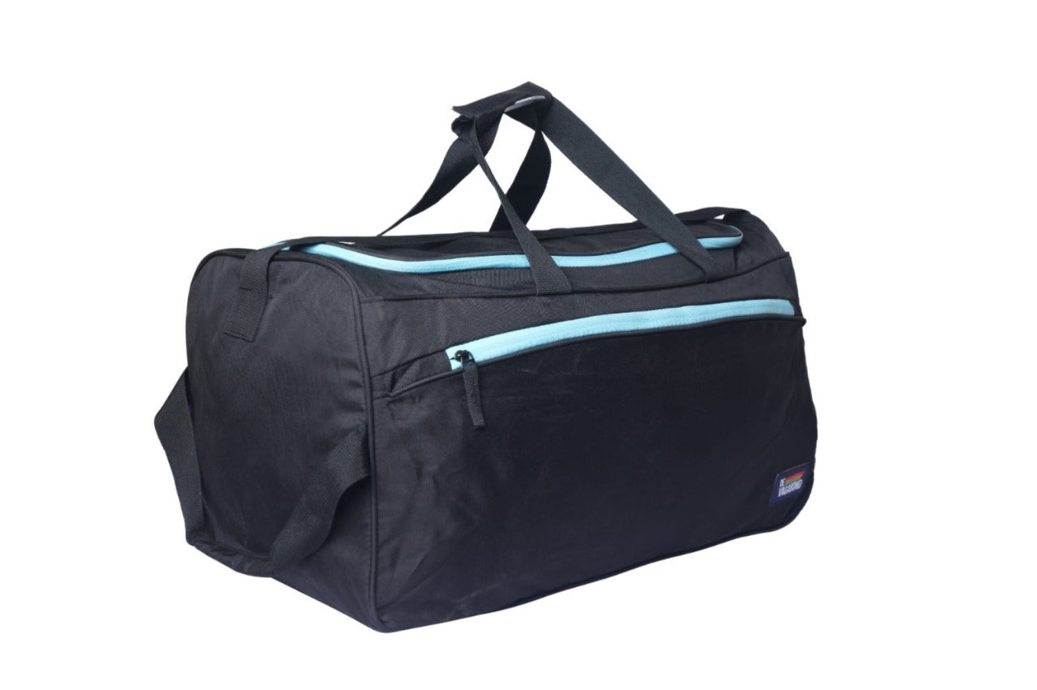 Duffle Bag with Wheels Black Travelling  bag 45 ltrs