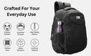 Alia Black 17 inch Laptop/Office Bag Black