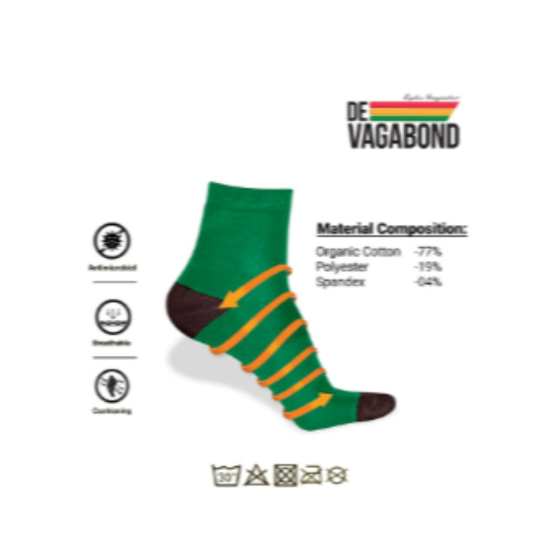 Casual Unisex Full Length Socks (Pack of 3) Original DE VAGABOND