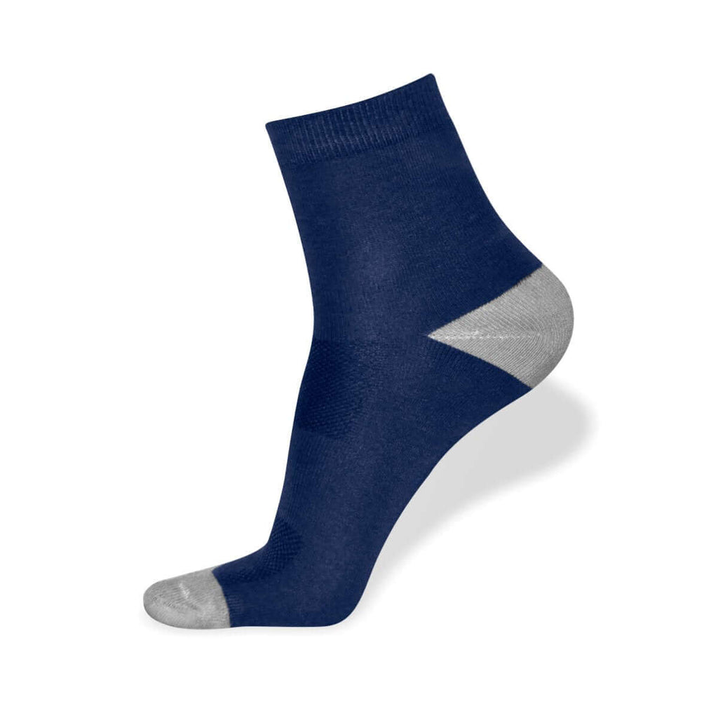 Casual Unisex Full Length Socks (Pack of 3) Navy Blue DE VAGABOND