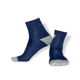 Casual Unisex Full Length Socks (Pack of 3) Navy Blue DE VAGABOND