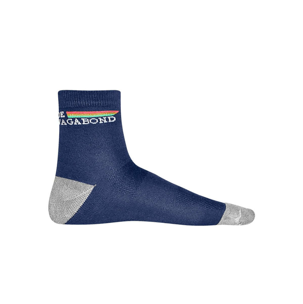 Casual Unisex Full Length Socks (Pack of 3) Navy Blue DE VAGABOND