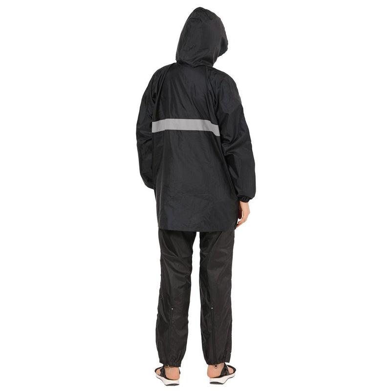 Dv Pro Women Rainsuit with pant Black DE VAGABOND