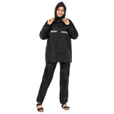 Dv Pro Women Rainsuit with pant Black DE VAGABOND